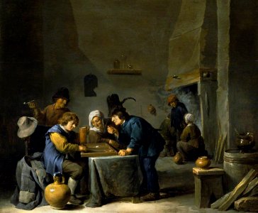 David Teniers the Younger - Trictrac Players