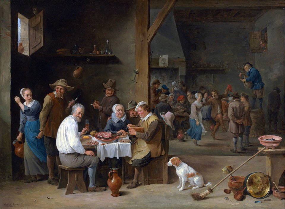 David Teniers II - Le dejeuner jambonFXD