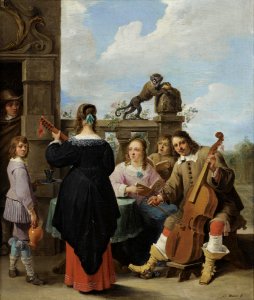 David Teniers the Younger - A Family Concert on a Terrace L08033-23-lr-1