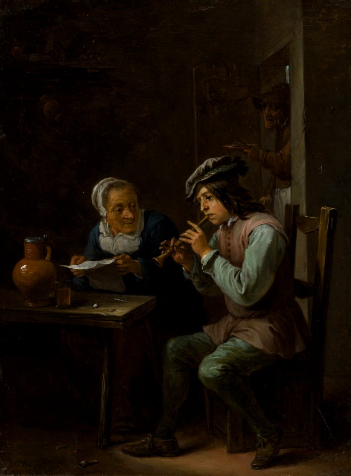 David Teniers, the younger - The Flageolet Player - 1933.1095 - Art Institute of Chicago