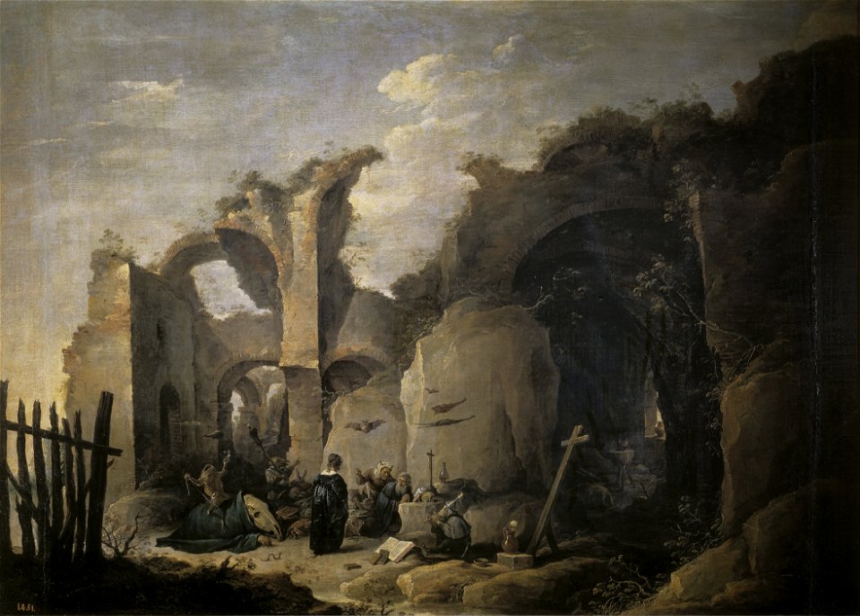 David teniers-san antonio abad-prado