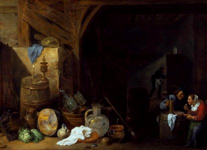 David Teniers the Younger - Meal in the Barn