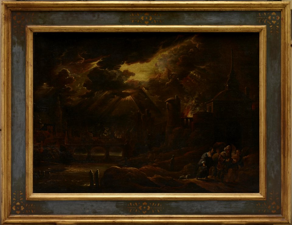 David Teniers III - The Destruction of Sodom - 1987.26 - Dallas Museum of Art