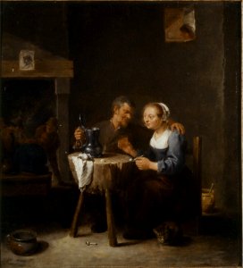 David Teniers the Younger - Old Man and Young Woman