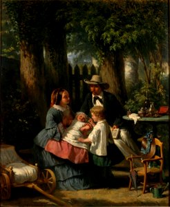 David van der Kellen, Anna Wilhelmina van der Kellen en hun kinderen Anna Catharina en Henriëtte Frederika Centraal Museum 12384