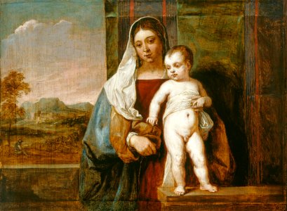 David Teniers the Younger (Antwerp 1610-Brussels 1690) - The Virgin and Child - RCIN 400932 - Royal Collection