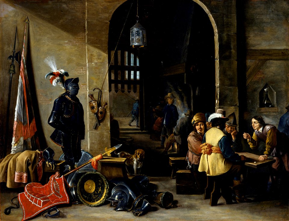 David Teniers the Younger - Soldiers Playing Dice - BF.1978.9 - Museum of Fine Arts