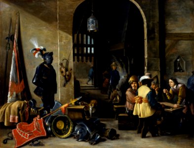 David Teniers the Younger - Soldiers Playing Dice - BF.1978.9 - Museum of Fine Arts
