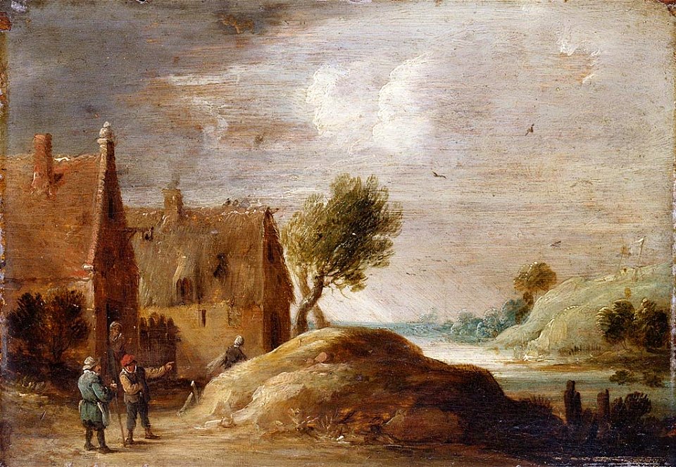 David Teniers the Younger (Antwerp 1610-Brussels 1690) - Landscape with Figures - RCIN 400633 - Royal Collection