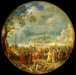 David Vinckboons - Sermon of Christ at the Lake Genezareth - WGA25116
