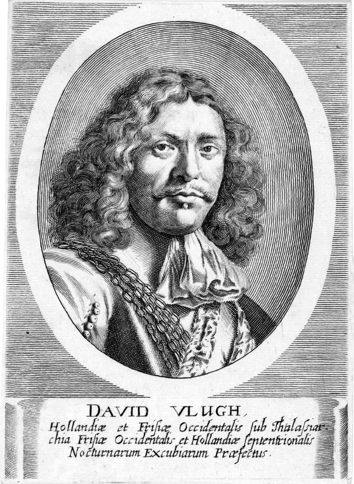 David Vlugh (1611-1673), Admiral of the Dutch Fleet, after Hendrik Bary (1640 - 1707)