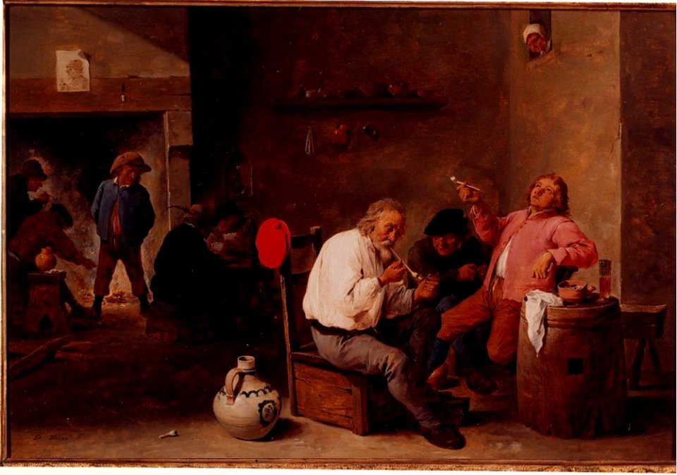 David Teniers the Younger - Le Bonnet Rouge