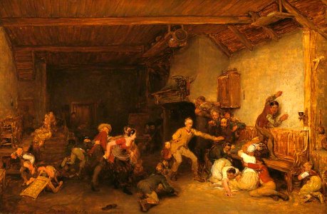 David Wilkie (1785-1841) - Study for 'Blind Man's Buff' - N00921 - National Gallery