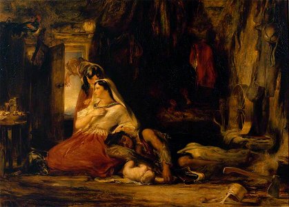 David Wilkie (1785-1841) - The Peep-o'-Day Boys' Cabin, in the West of Ireland - N00332 - National Gallery