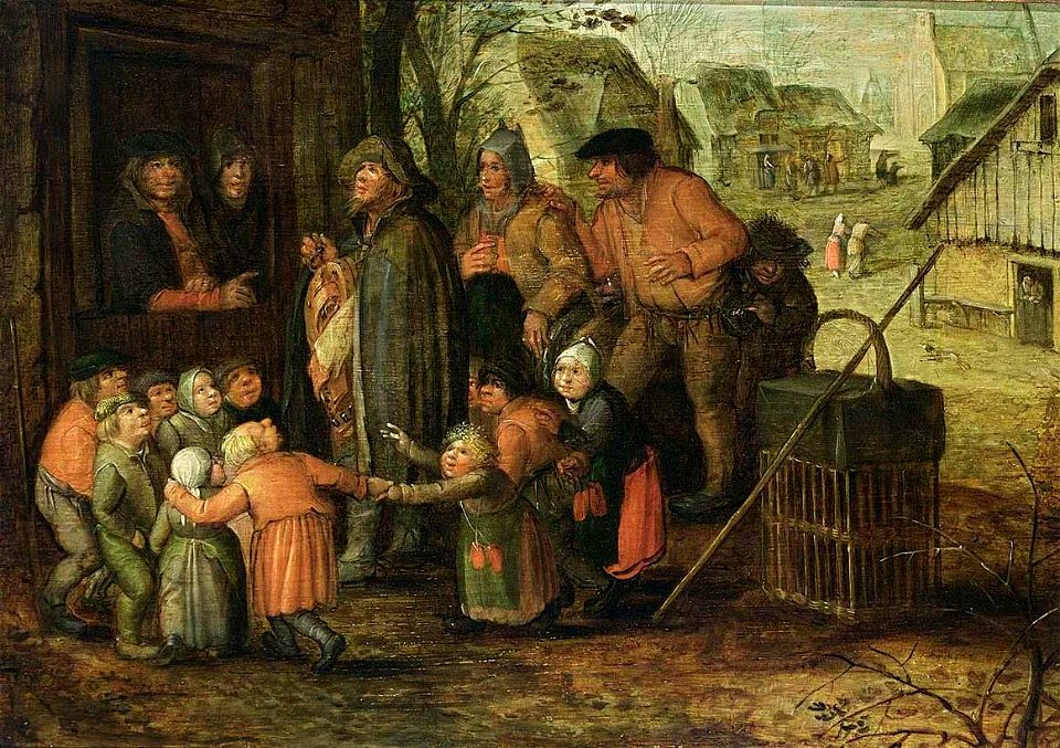 David Vinckboons - A Blind Hurdy-Gurdy Player - WGA25114