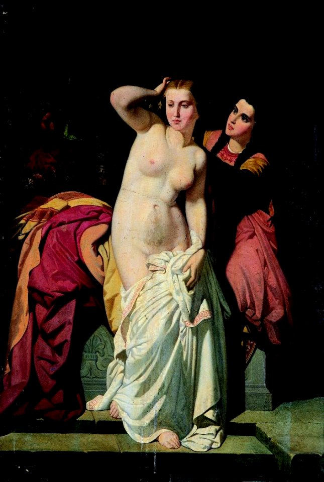 David y Betsabé o la Cava saliendo del baño, de Salustiano Asenjo (Museo de Navarra)