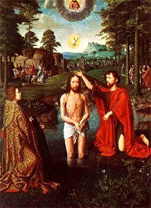 David Triptych of Jean Des Trompes Central