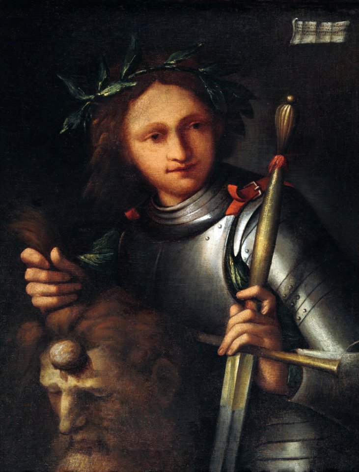 David und Goliath (Venedig 16 Jh)
