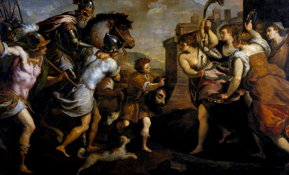 David vencedor de Goliat, de Palma el Joven (Museo del Prado)