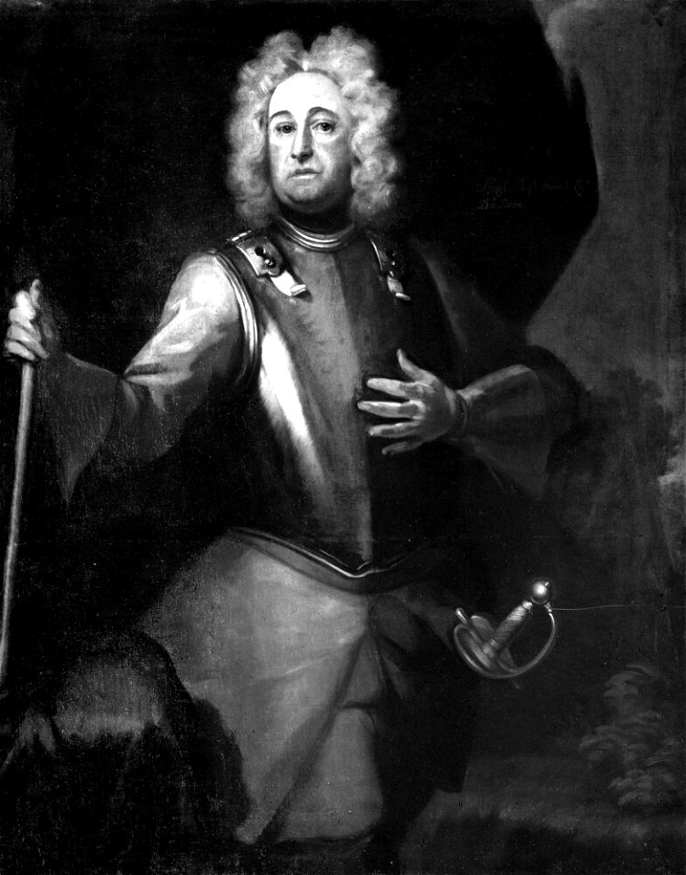 David von Krafft - Reinhold Johan de la Barre (död 1724), generallöjtnant - NMDrh 384 - Nationalmuseum