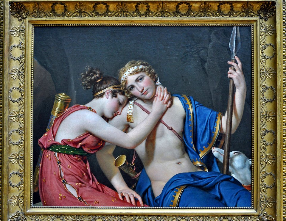 David, Farewell of Telemachus and Eucharis