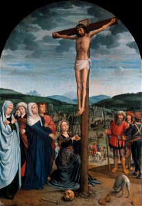 Gerard David - Christ on the Cross - Google Art Project. Free illustration for personal and commercial use.