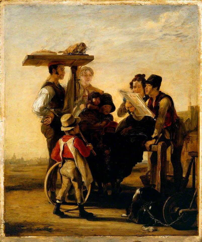David Wilkie (1785-1841) - Newsmongers - N00331 - National Gallery