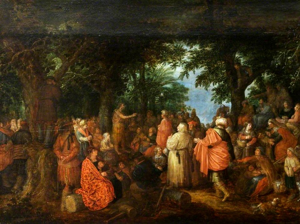 David Vinckeboons (1576-1632) - Saint John the Baptist Preaching - 732142 - National Trust