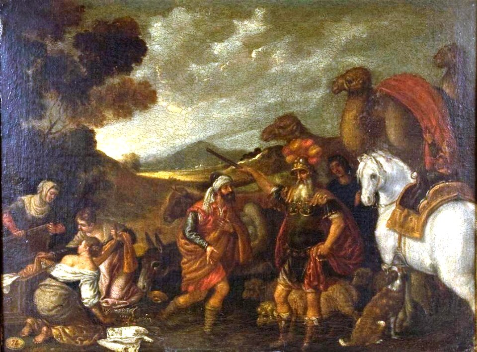 David y Absalón, de un discípulo de Pedro de Orrente (Museo Cerralbo, Madrid)