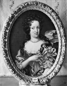 David von Krafft - Sofia Amalia, 1670-1710, prinsessa av Holstein-Gottorp hertiginna av Braunschweig-Wo - NMGrh 908 - Nationalmuseum. Free illustration for personal and commercial use.