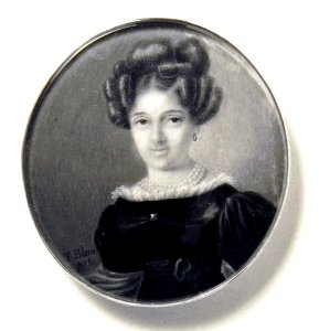 David Wilhelm Blom - Portrait of an Unknown Woman - NMB 2397 - Nationalmuseum