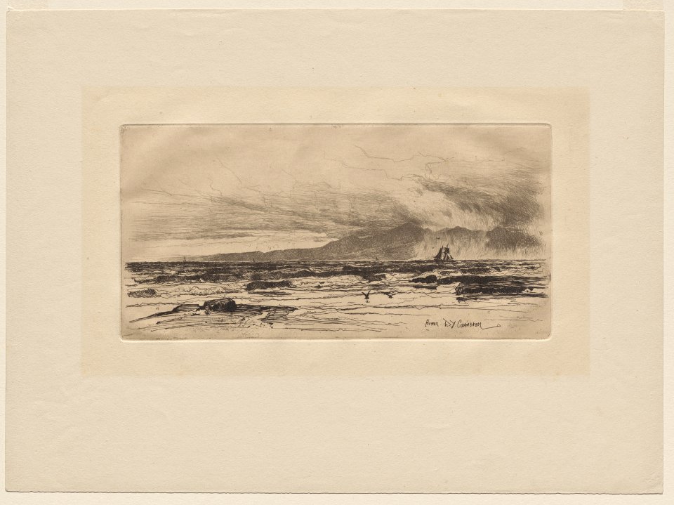 David Young Cameron (British, 1865-1945) - Arran - 1998.216 - Cleveland Museum of Art