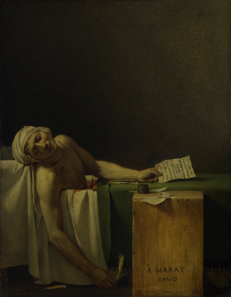 Jacques-Louis David - Marat assassinated - Google Art Project 2