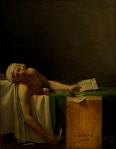 Jacques-Louis David - Marat assassinated - Google Art Project 2. Free illustration for personal and commercial use.