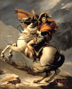 David, Jacques-Louis - Bonaparte franchissant le Grand-Saint-Bernard - Château de Versailles MV 8550