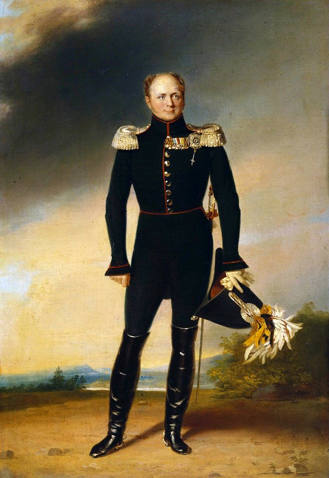 Alexander I of Russia by G.Dawe (1817, Royal coll. of UK)