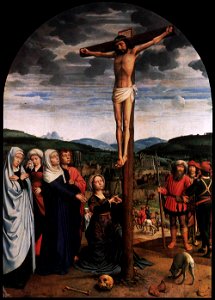 Gerard David - Crucifixion - WGA6025. Free illustration for personal and commercial use.