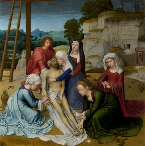 Gerard David - Lamentation - Google Art Project. Free illustration for personal and commercial use.