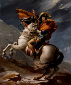 David, Jacques-Louis - Bonaparte franchissant le Grand-Saint-Bernard - Château de Versailles MV 8550 Abu Dhabi