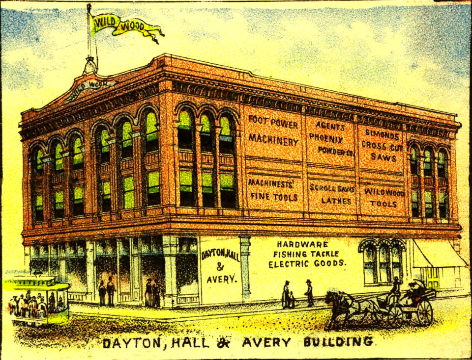 Dayton, Hall and Avery Building (Clohessy and Strengele, 1890)