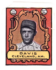 Davis, Cleveland Naps, baseball card portrait LCCN2007683846