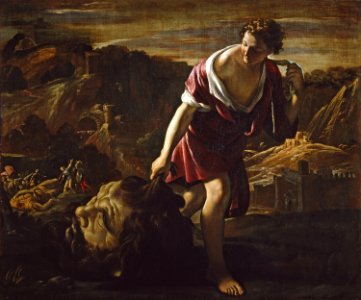 Davide con la testa di Golia - Giovanni Lanfranco