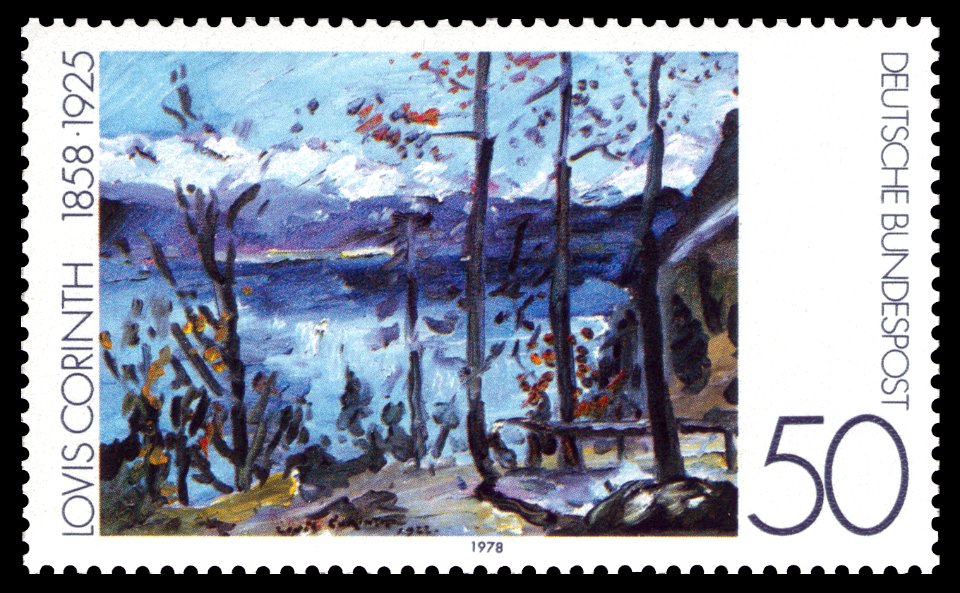 DBP 1978 986 Lovis Corinth - Ostern am Walchensee