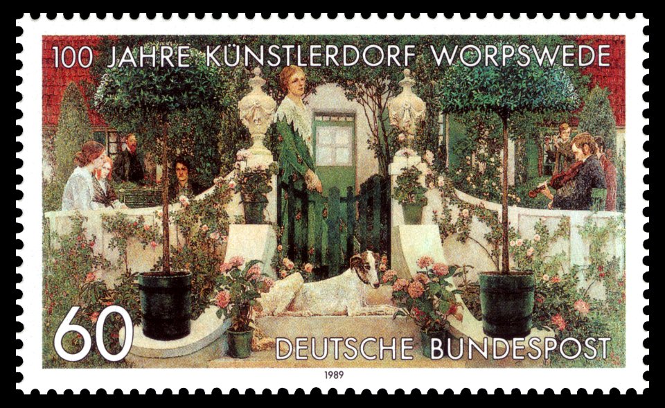 DBP 1989 1430 Künstlerdorf Worpswede