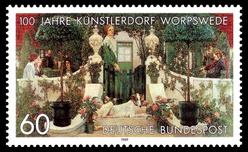 DBP 1989 1430 Künstlerdorf Worpswede