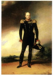 Alexander I of Russia by G.Dawe (1826, Russian museum). Free illustration for personal and commercial use.