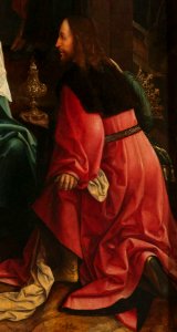 De aanbidding van de drie koningen Rijksmuseum SK-A-4706 (Caspar)