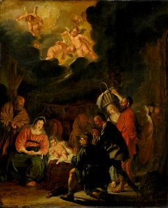 De aanbidding der herders Rijksmuseum SK-A-789