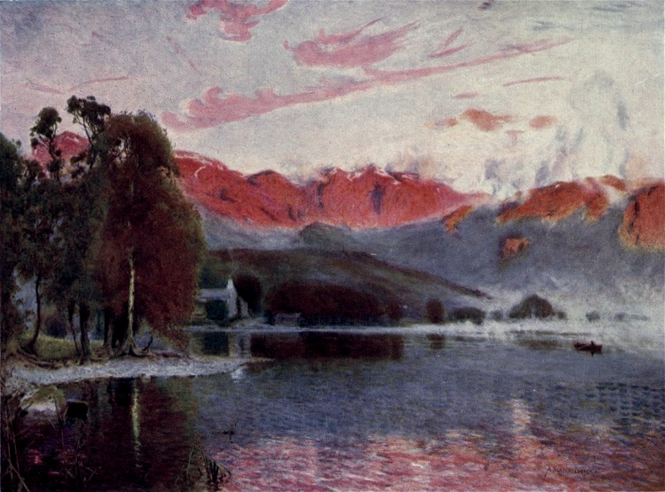 Dawn, Coniston - The English Lakes - A. Heaton Cooper