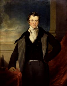 Sir Humphry Davy, Bt by Sir Thomas Lawrence. Free illustration for personal and commercial use.